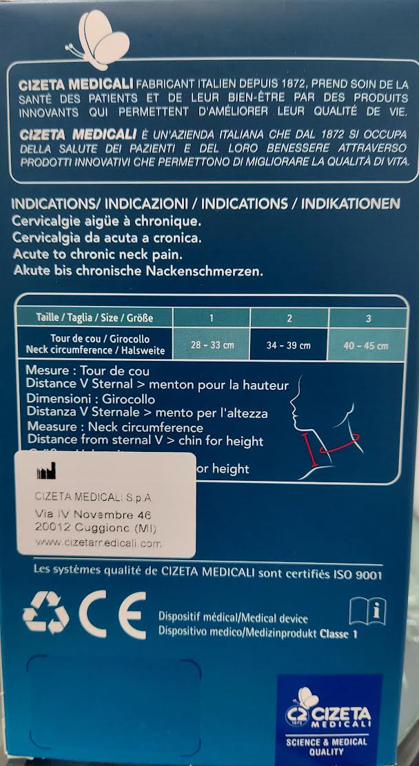 COLLARE CERVICALE SEMI-RIGIDO ANATO C2