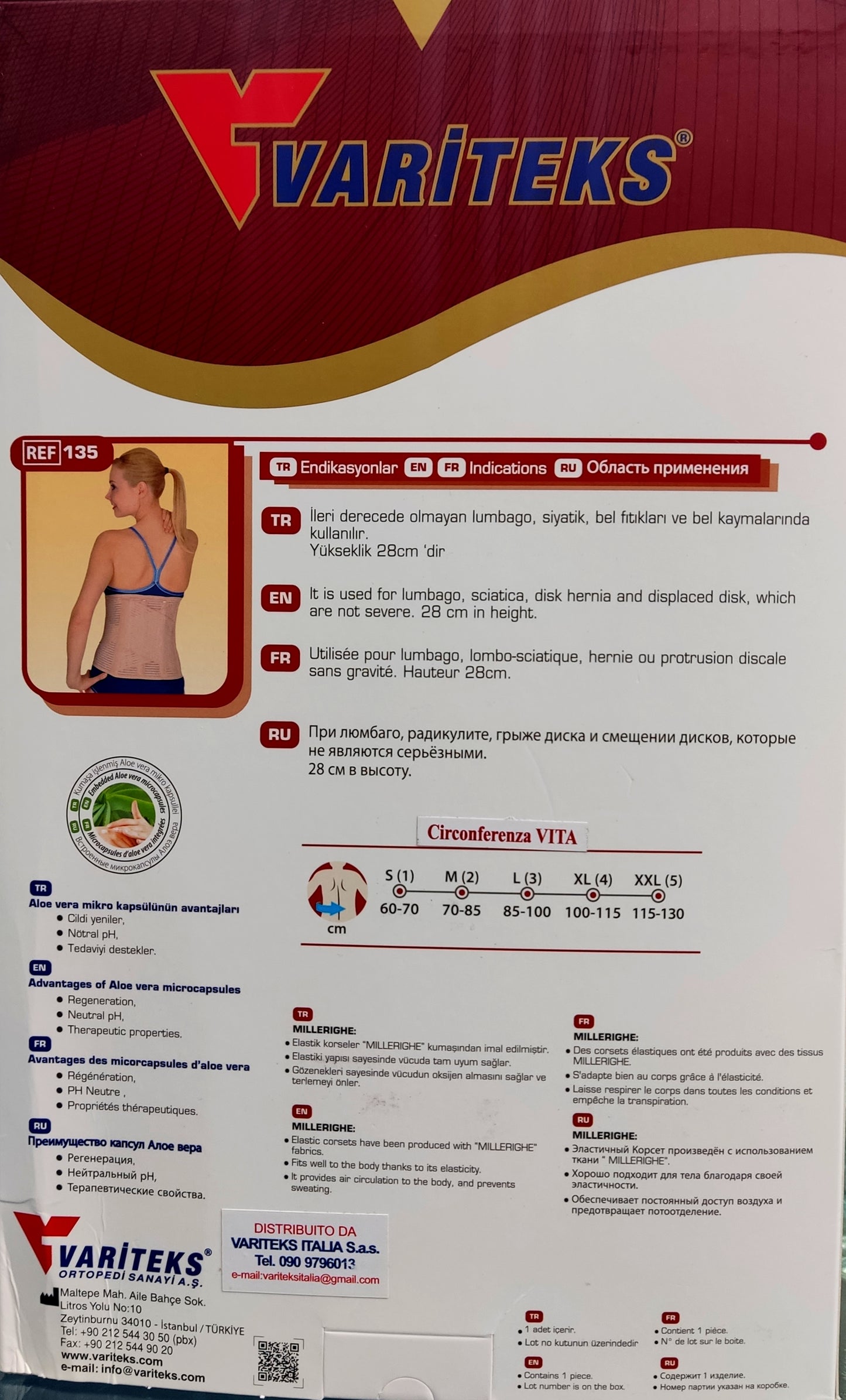 Corsetto lombo-sacrale