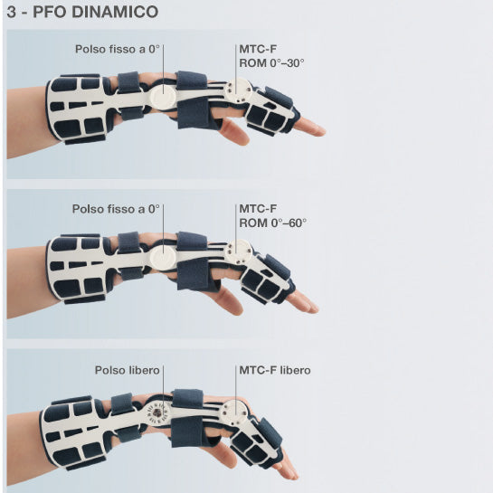 PFO 100 TUTORE PER IL 4° E 5° RAGGIO DELLA MANO