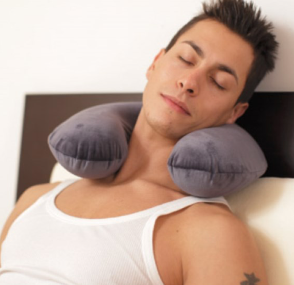 Cuscino cervicale da viaggio – Rivestimento poliestere, sfoderabile