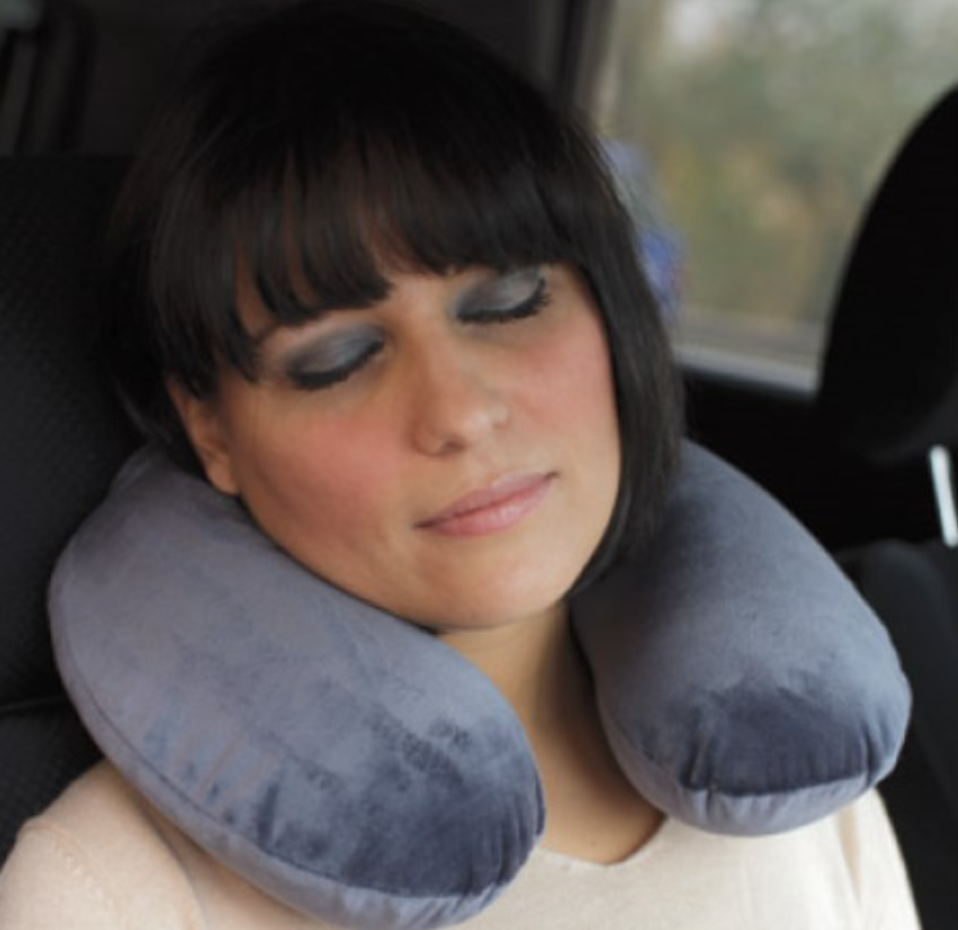 Cuscino cervicale da viaggio – Rivestimento poliestere, sfoderabile