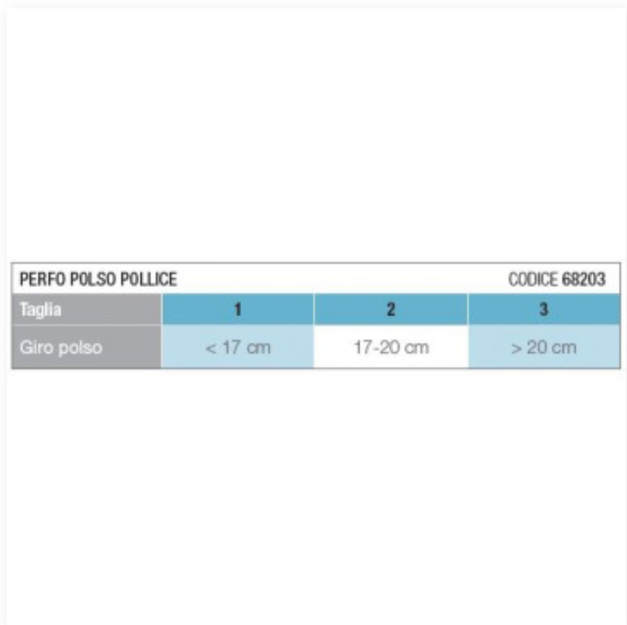 Tutore immobilizzatore polso/pollice ambidestro