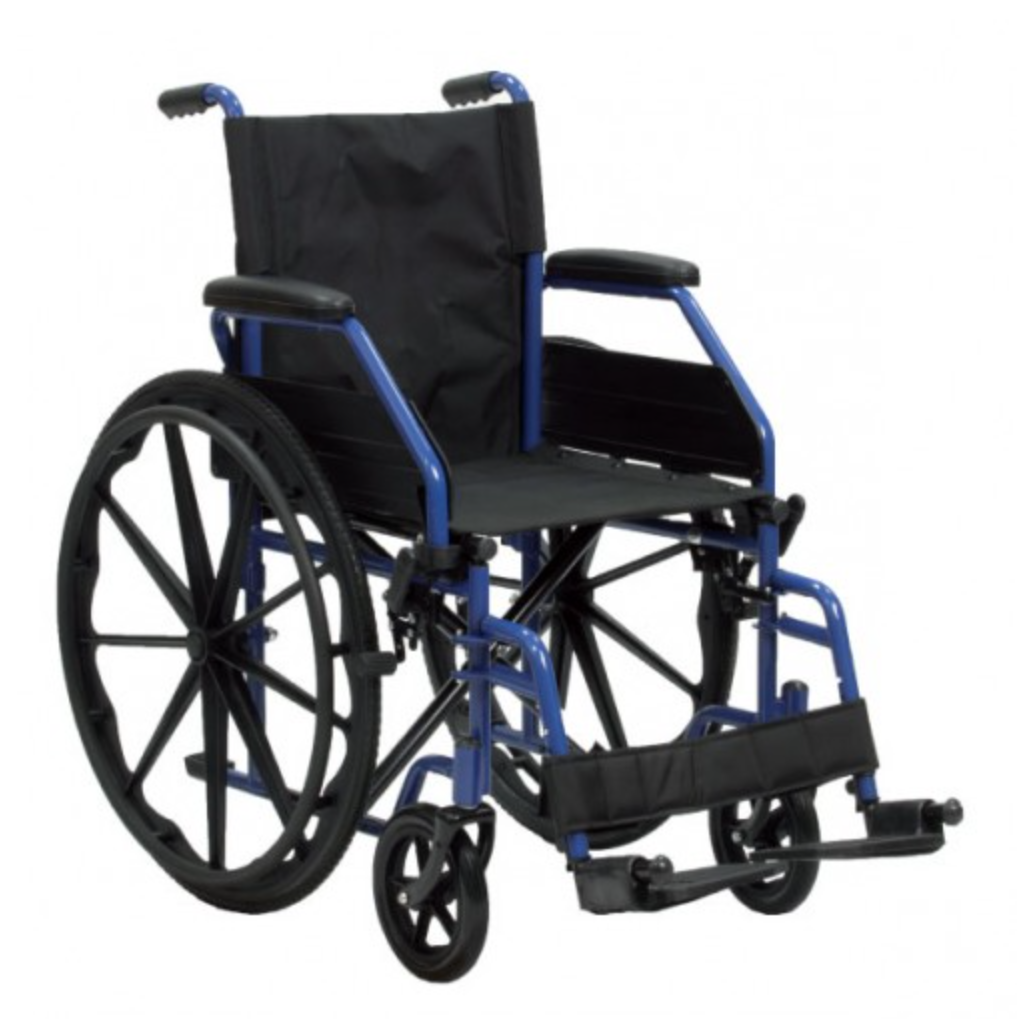 CARROZZINA BASIC AUTOSPINTA RUOTE IN PVC