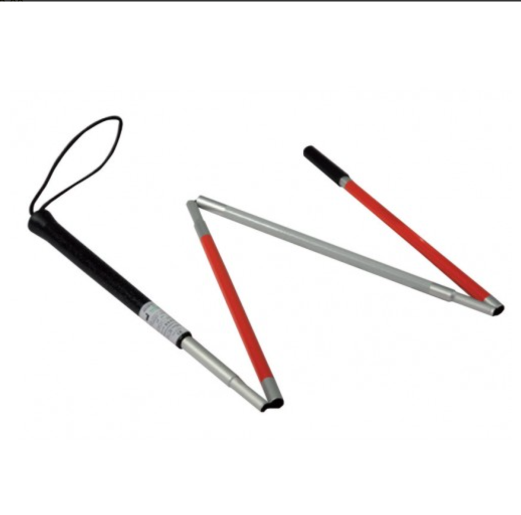 BASTONE PIEGHEVOLE IN ALLUMINIO PER NON VEDENTI