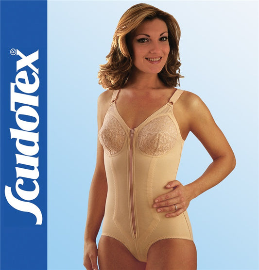 GUAINA MODELLATORE COTTON FORM CORTO CON CERNIERA COPPA D