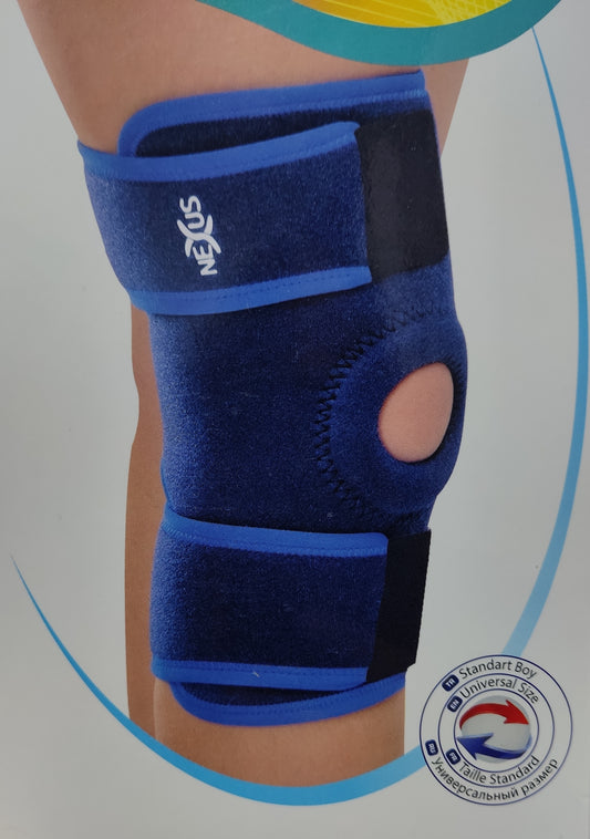 GINOCCHIERA SEMPLICE IN NEOPRENE CON FORO TAGLIA UNIVERSALE