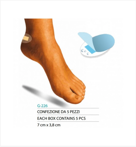 Cerotti idrocolloidali per vesciche invisibile 5 pz 7x3,8 cm