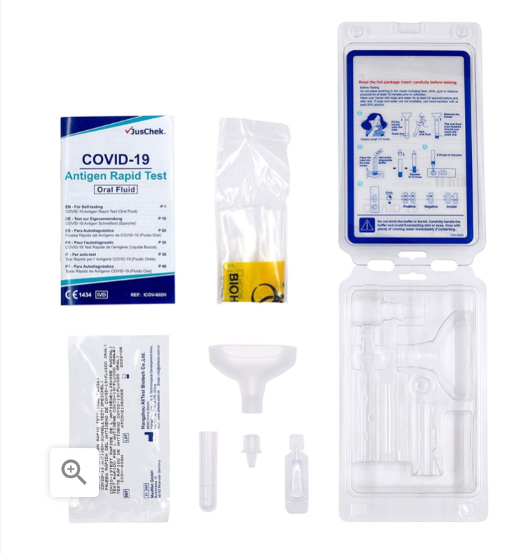 Test Salivare rapido Covid-19 Antigen