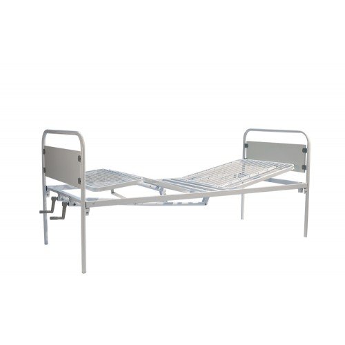 LETTO PIEGHEVOLE A RETE A DUE MANOVELLE