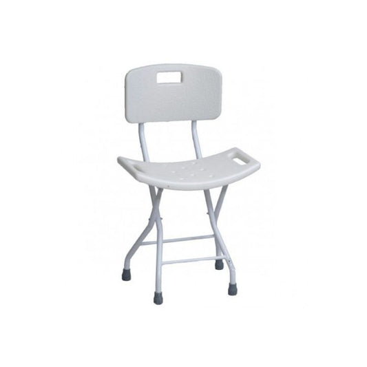 SEDILE PIEGHEVOLE DA DOCCIA CON SCHIENALE